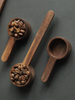 Coffeeislife Wooden Coffee Scoop - Short and Long Handle Coffee Measuring Spoon